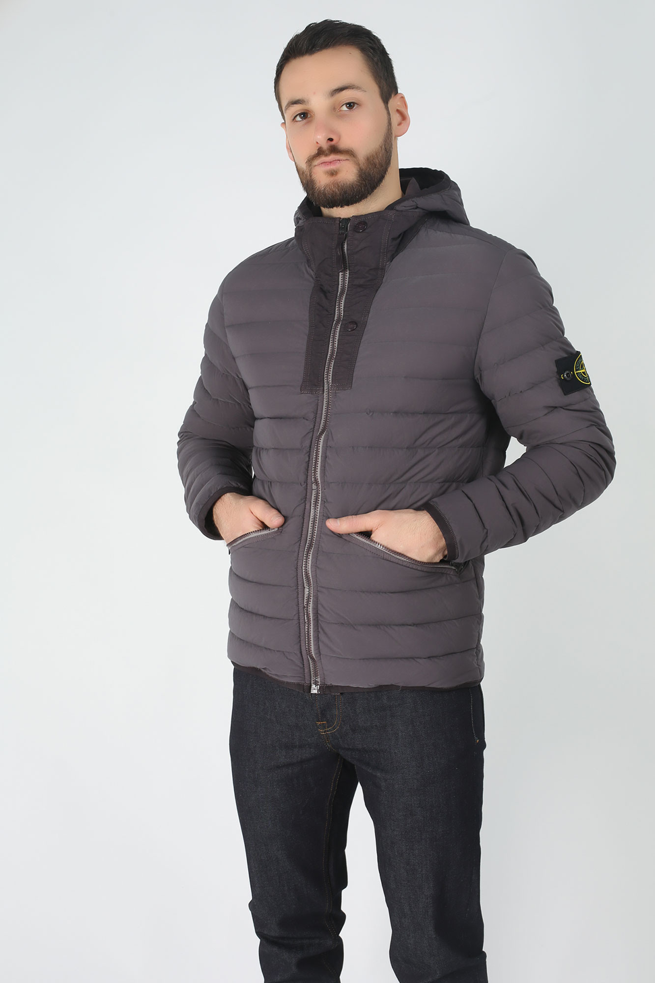 DOUDOUNE STONE ISLAND BLEU GRIS 701543125-V0063