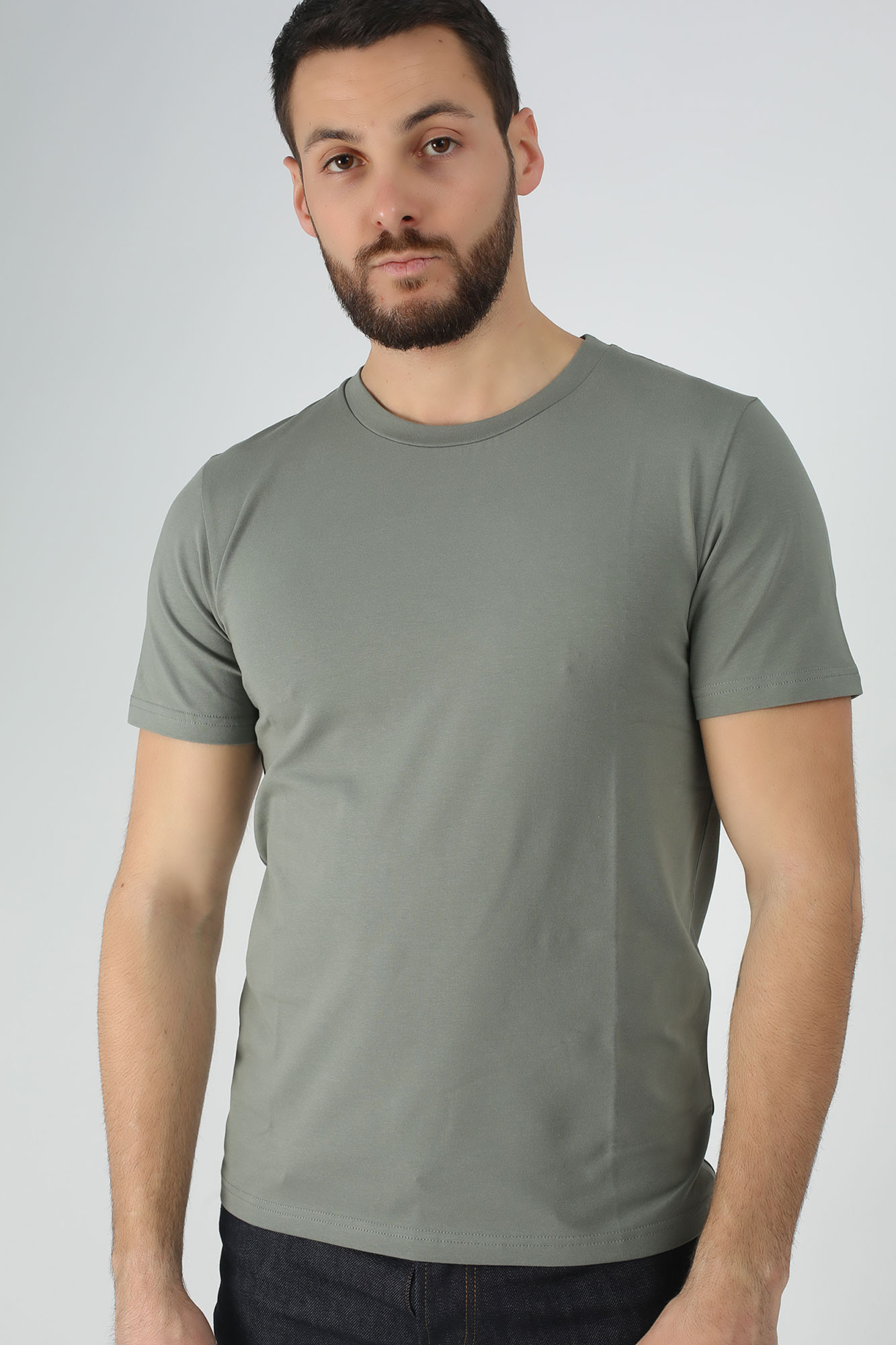 T-SHIRT FILIPPA K VERT SAUGE 10704-8258