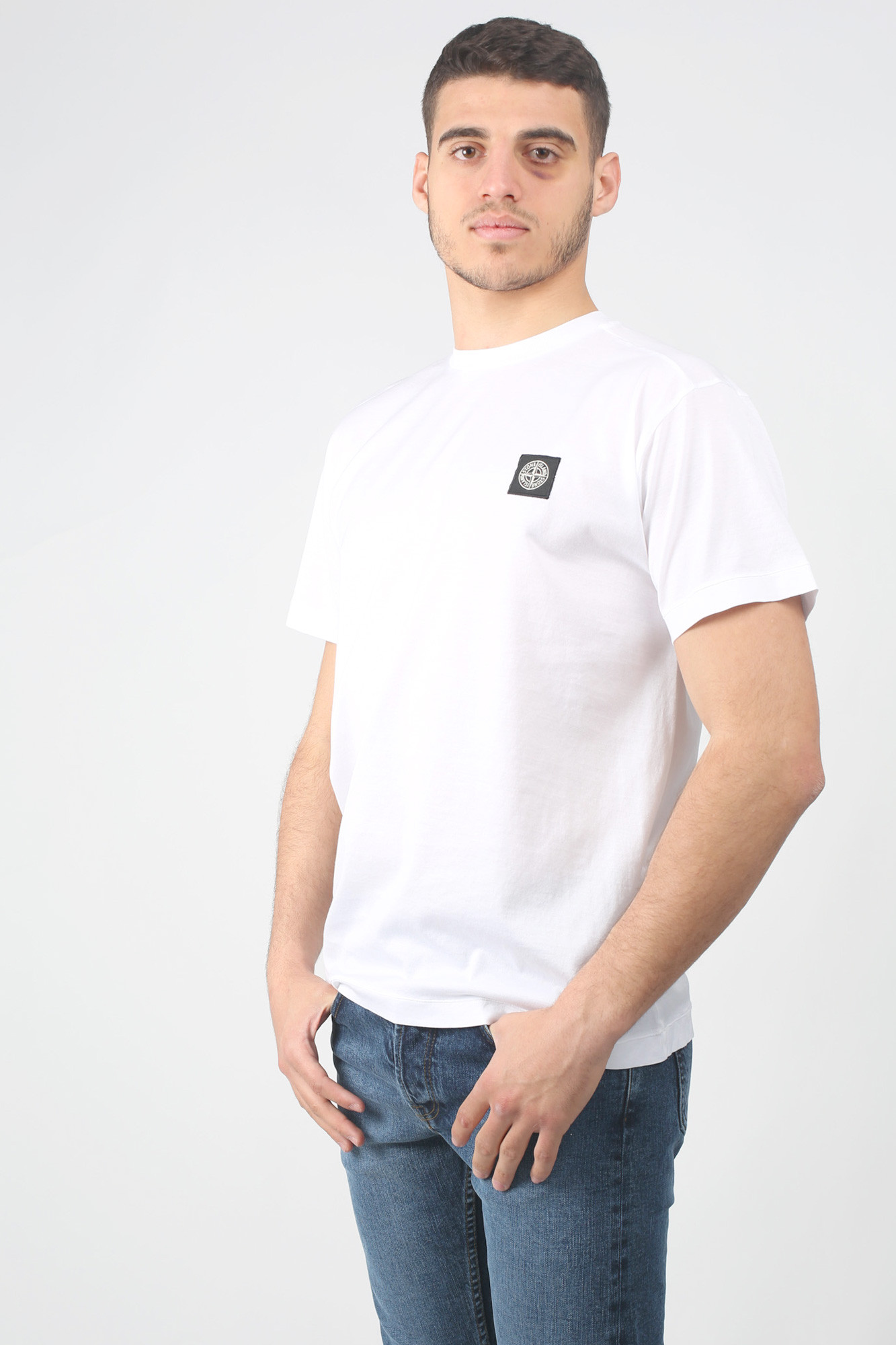 T-SHIRT STONE ISLAND BLANC 701524113-V0001