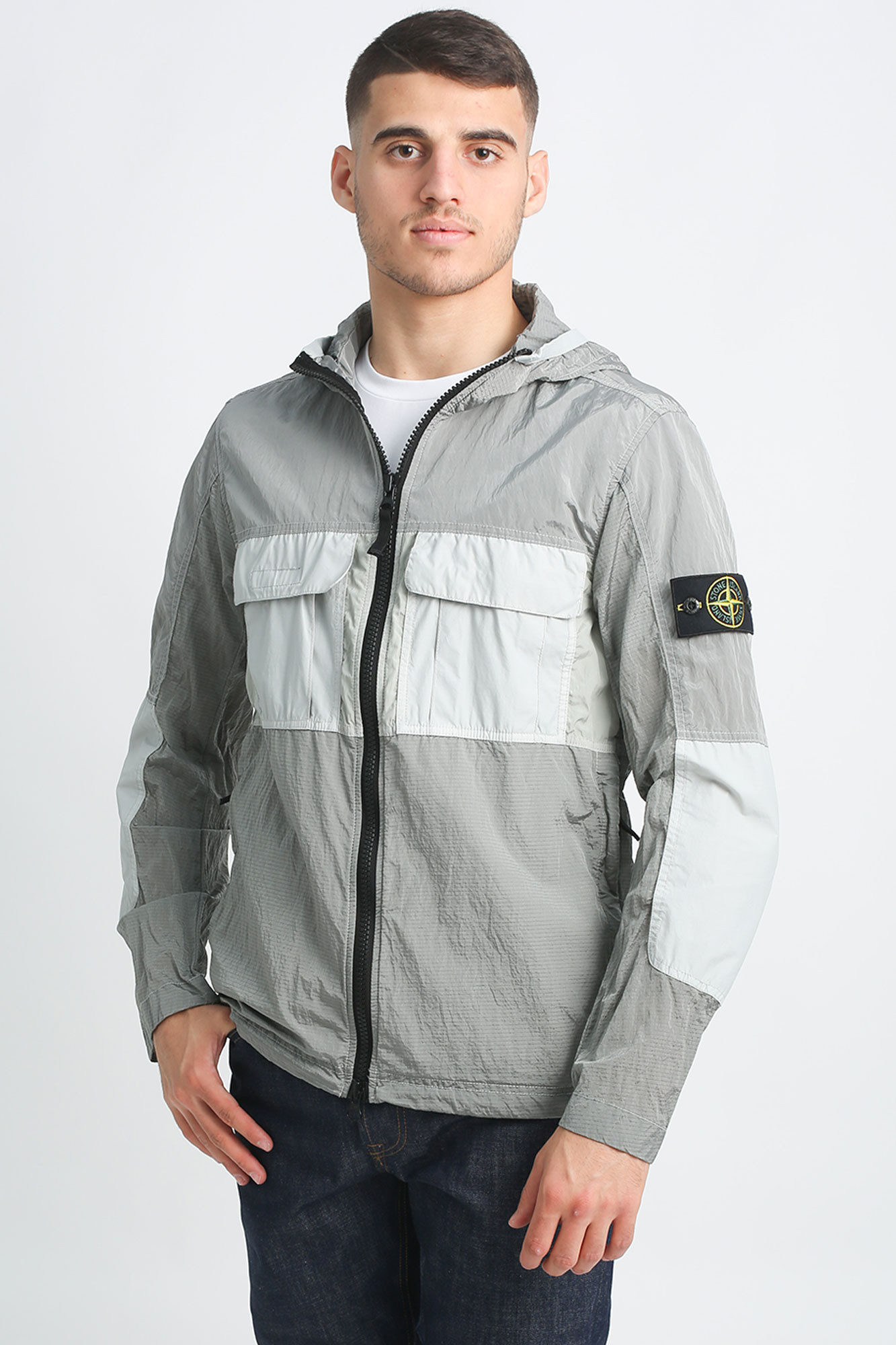 BLOUSON STONE ISLAND GRIS 701543632-V0061