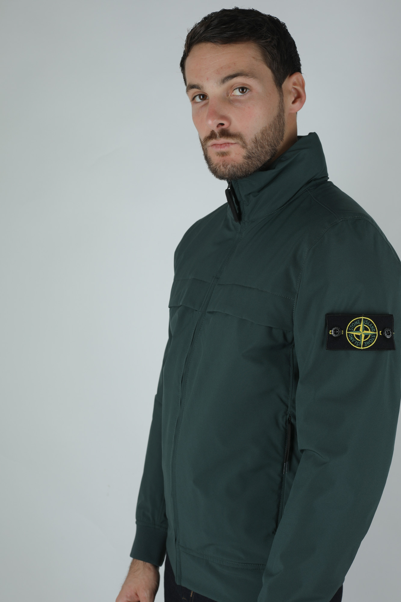 BLOUSON STONE ISLAND VERT SAPIN 711542227-V0057