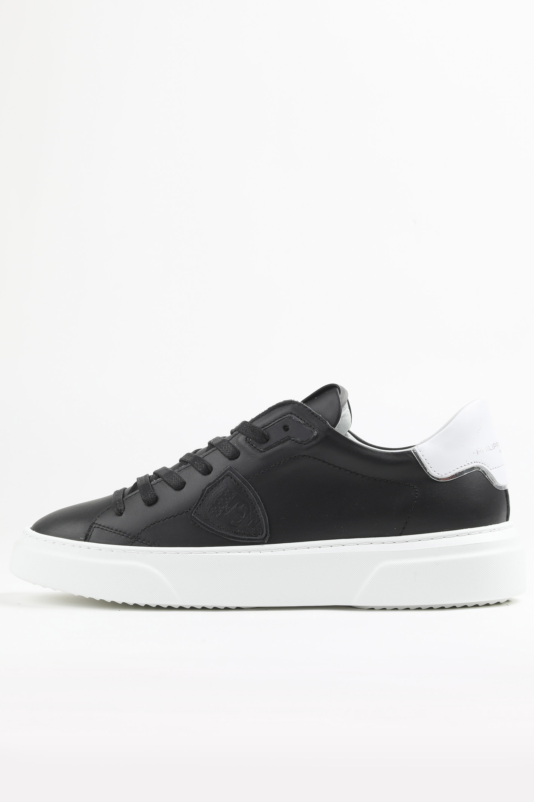 BASKETS PHILIPPE MODEL NOIR TEMPLE S HOMME VEAU BYLU-V004