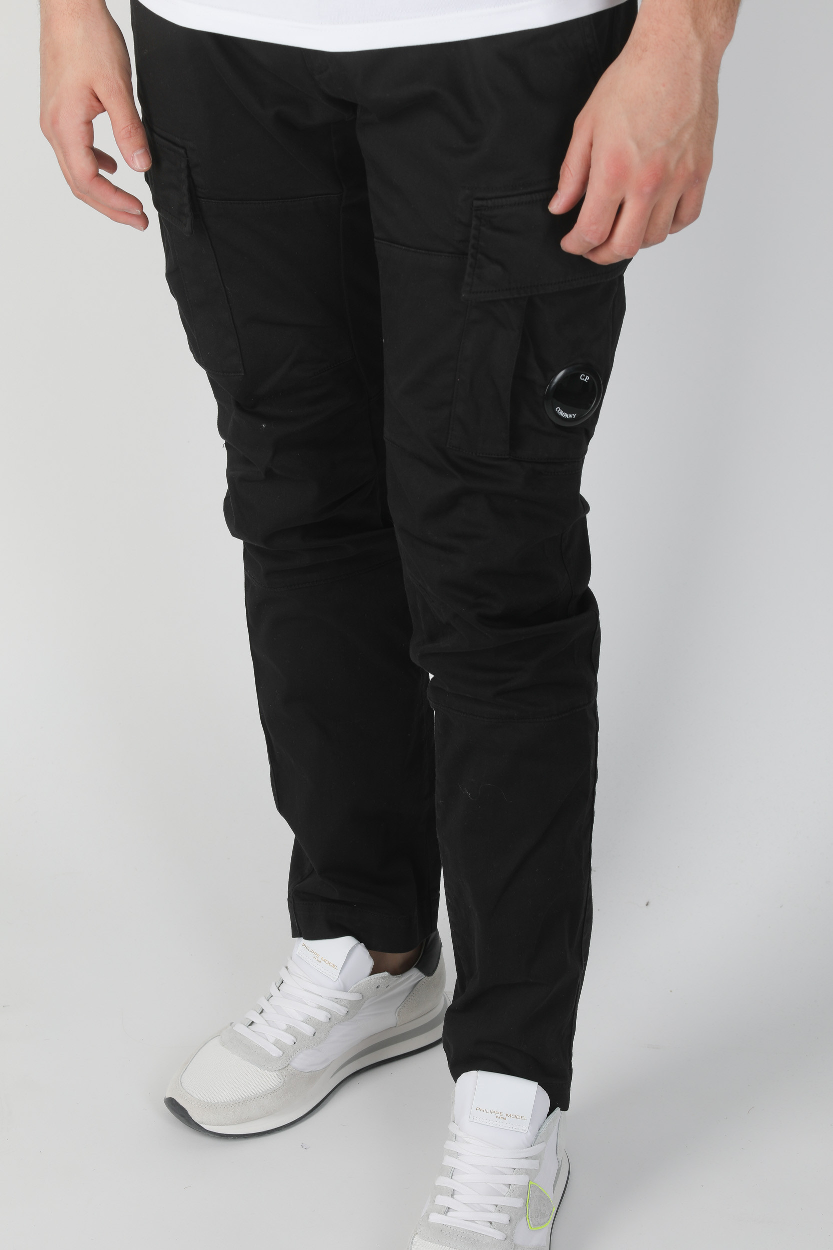 PANTALON CARGO CP COMPANY NOIR A118A-5694G-999