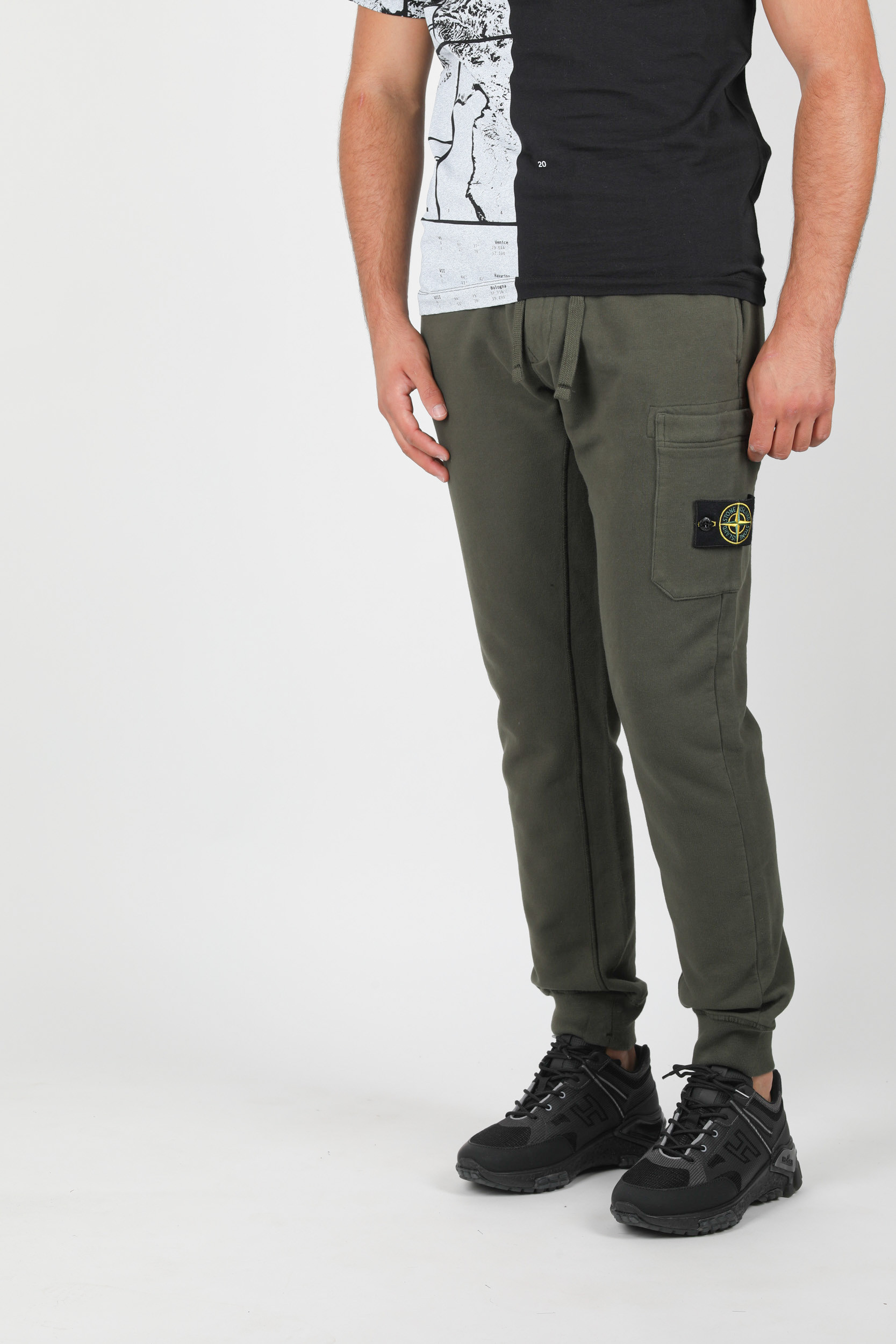 PANTALON DE JOGGING STONE ISLAND KAKI 731564520-V0059