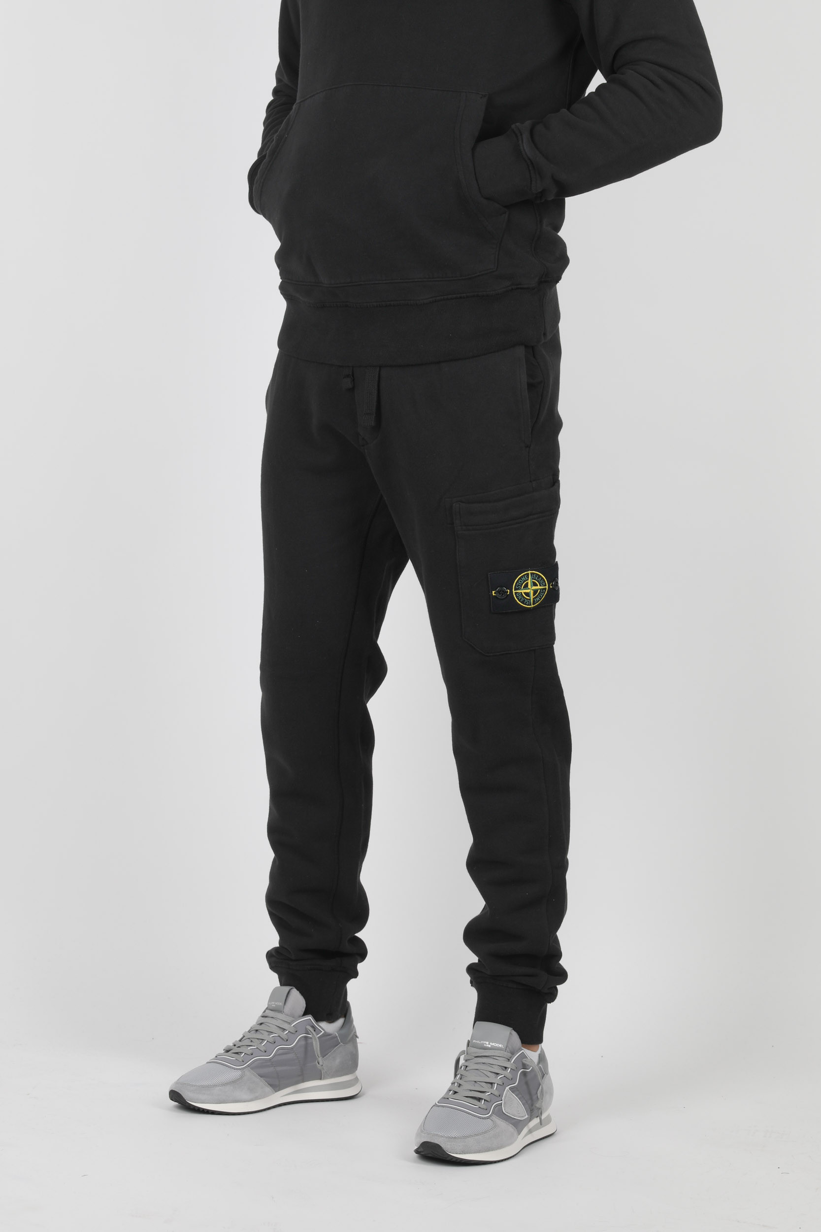 PANTALON JOGGING STONE ISLAND NOIR 731564520-V0029