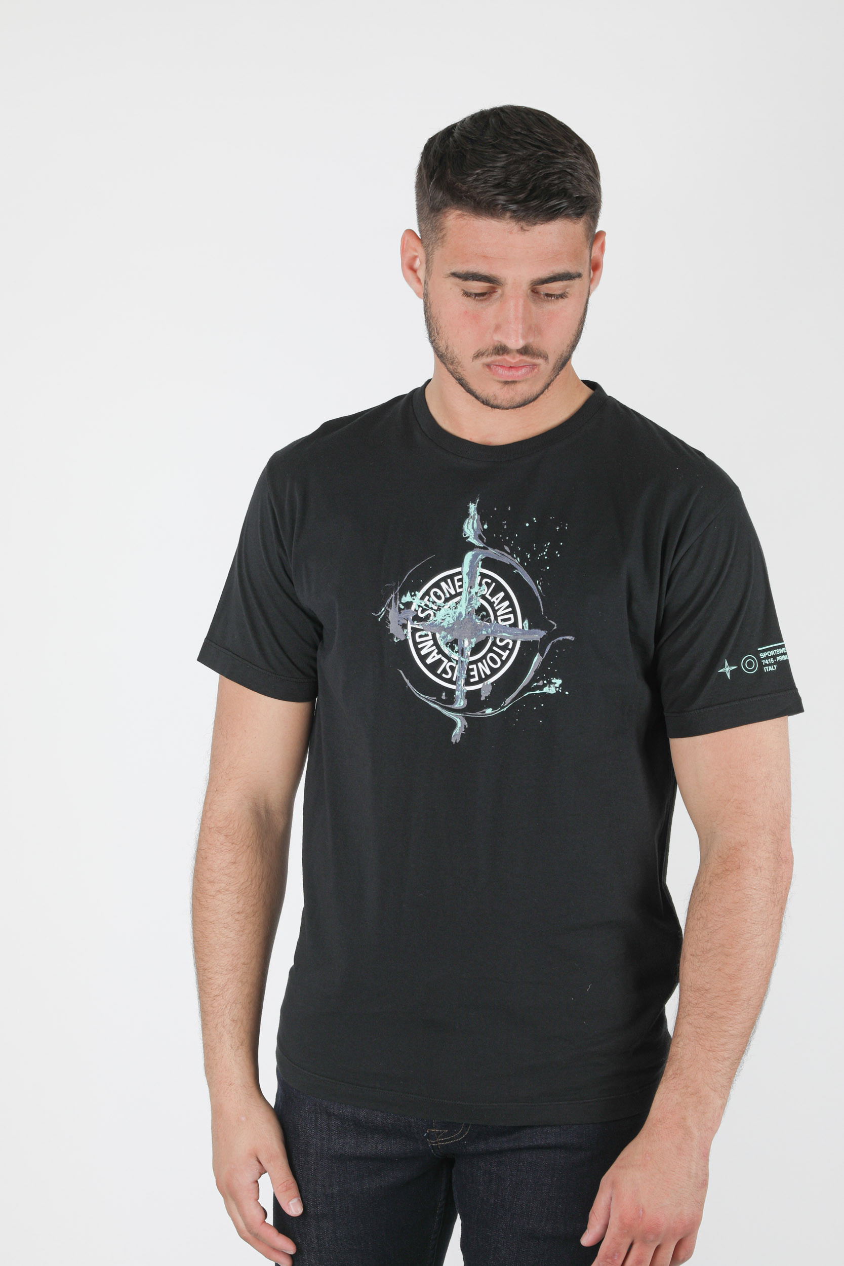 T-SHIRT STONE ISLAND NOIR 74152NS83-V0029