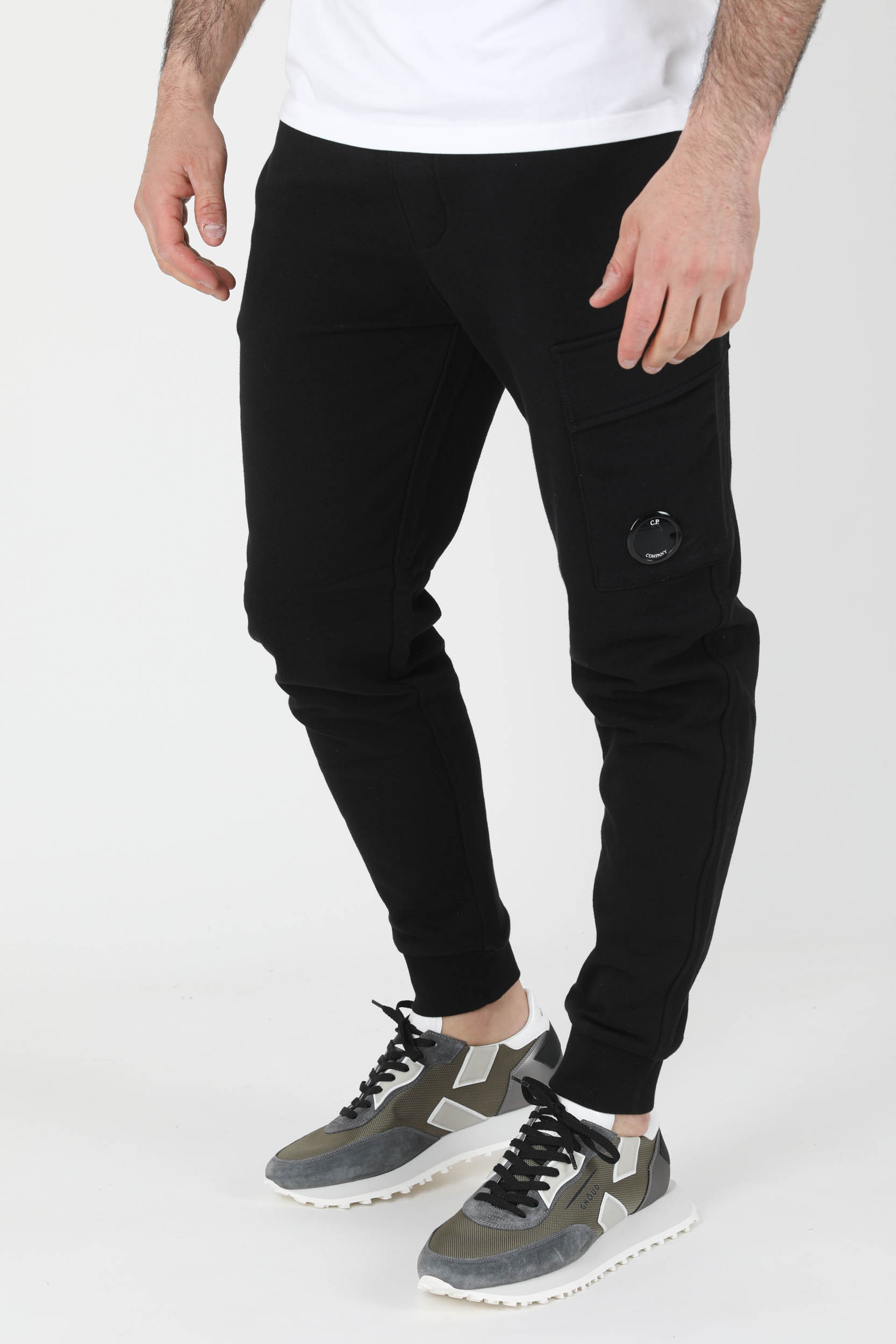 BAS DE JOGGING C.P COMPANY NOIR P017A-999