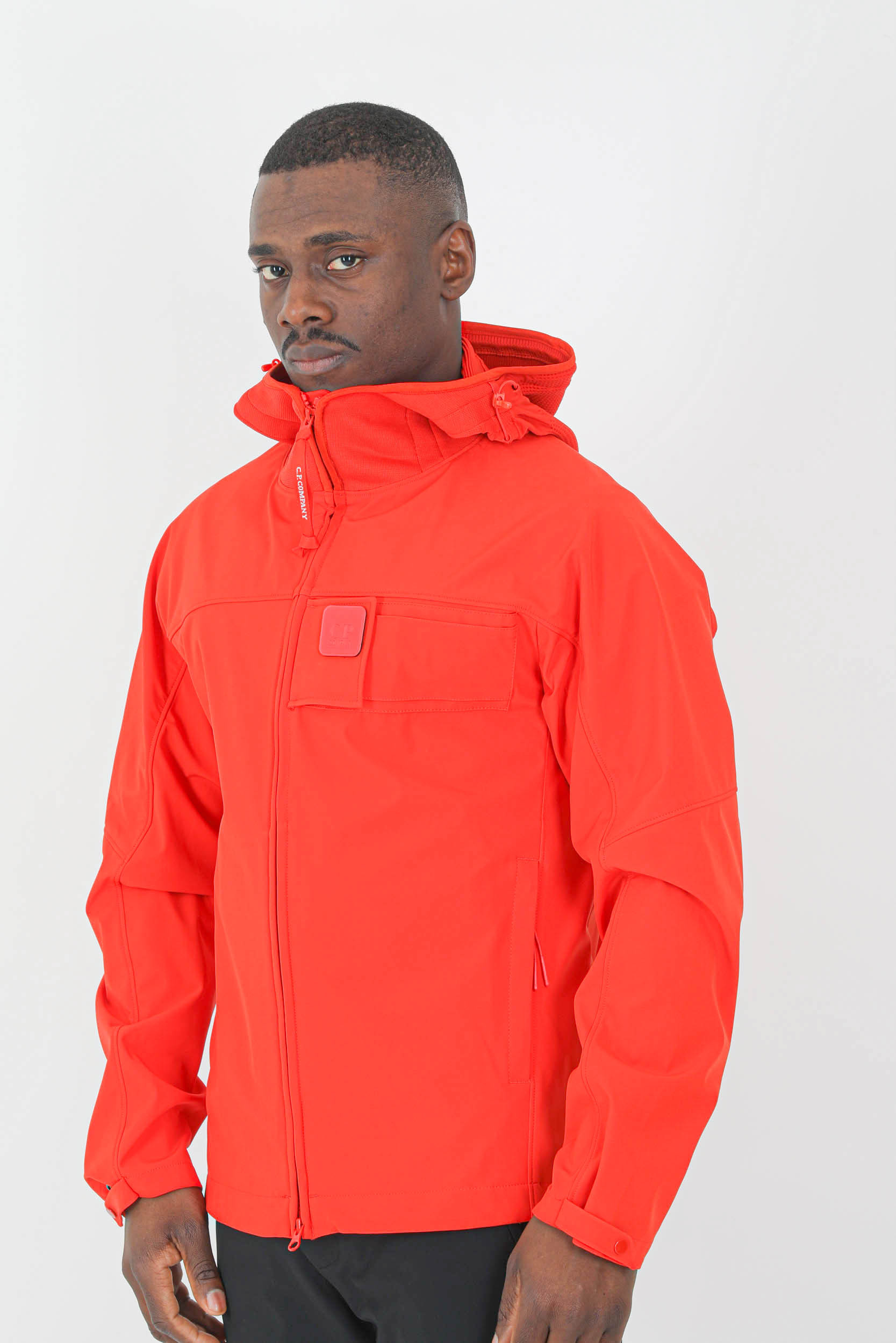 BLOUSON SOFT SHELL R CP COMPANY ROUGE W064A-455