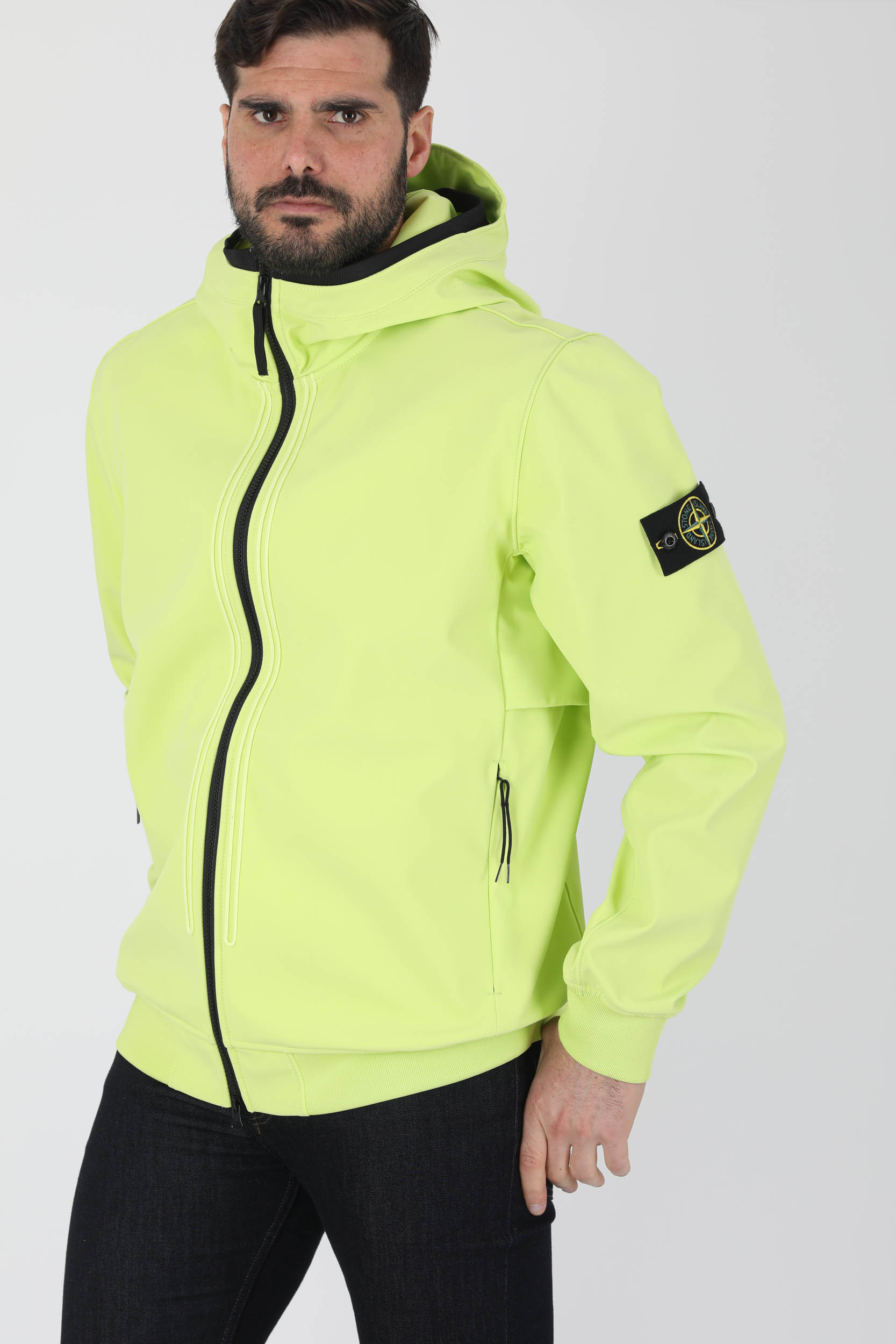 SOFT SHELL-R STONE ISLAND JAUNE 761540427-V0031