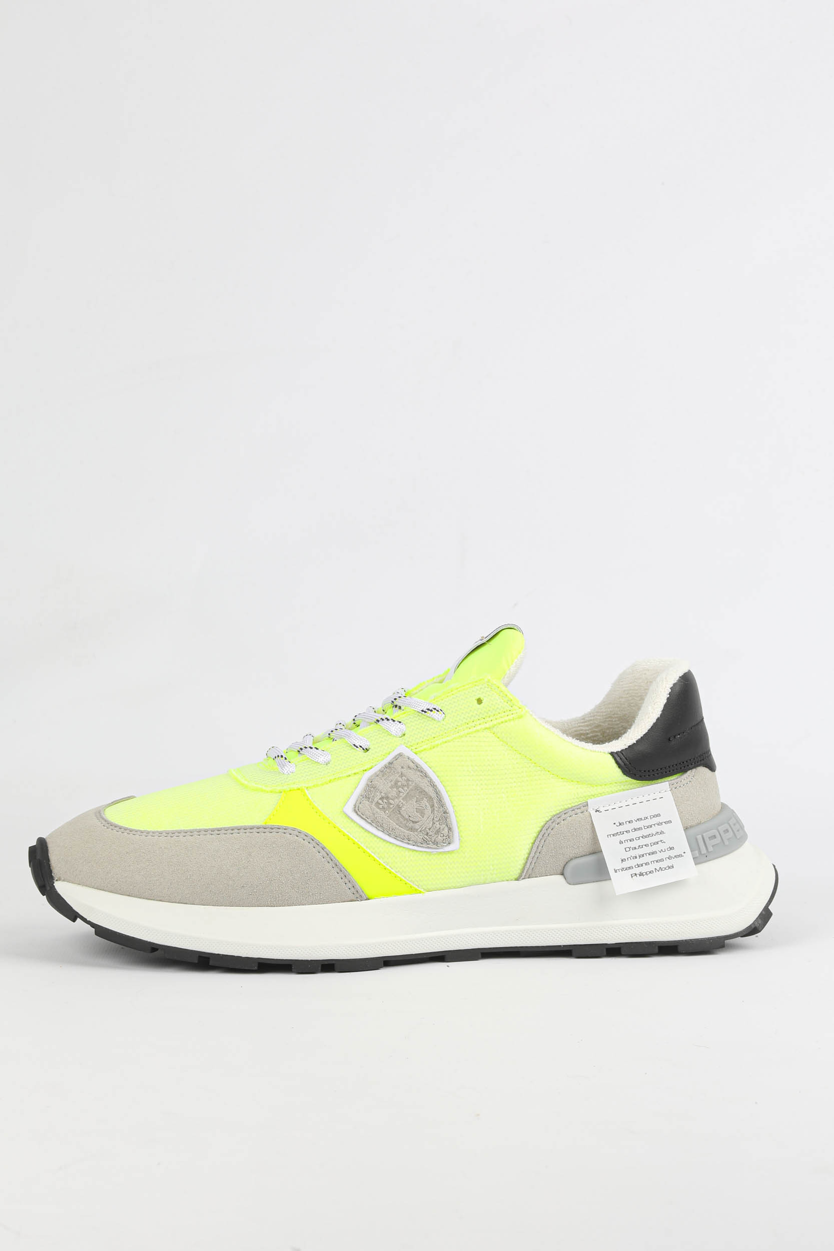 BASKETS PHILIPPE MODEL JAUNE FLUO ATLU-T001