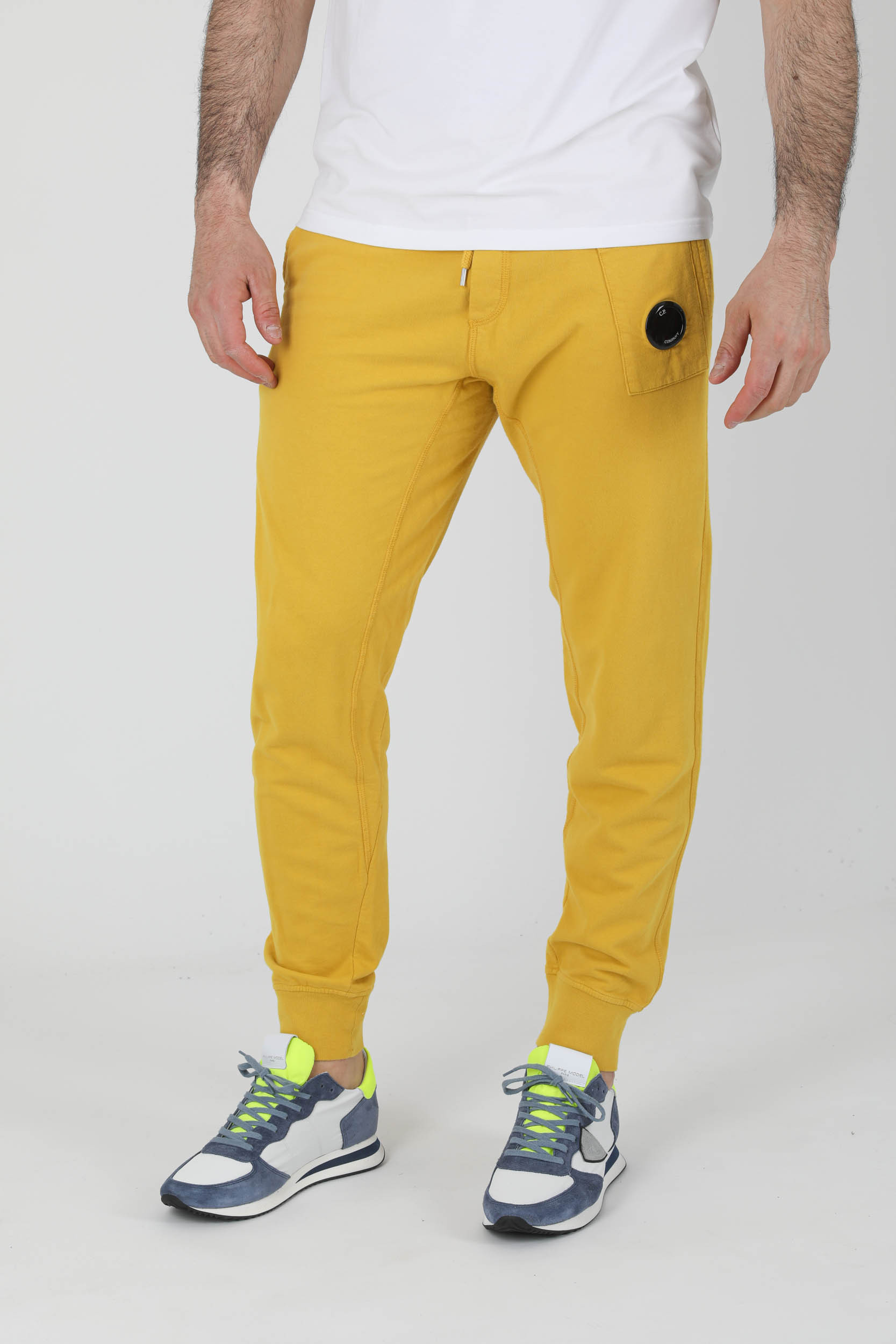 BAS DE JOGGING FIN C.P COMPANY JAUNE P019A-239