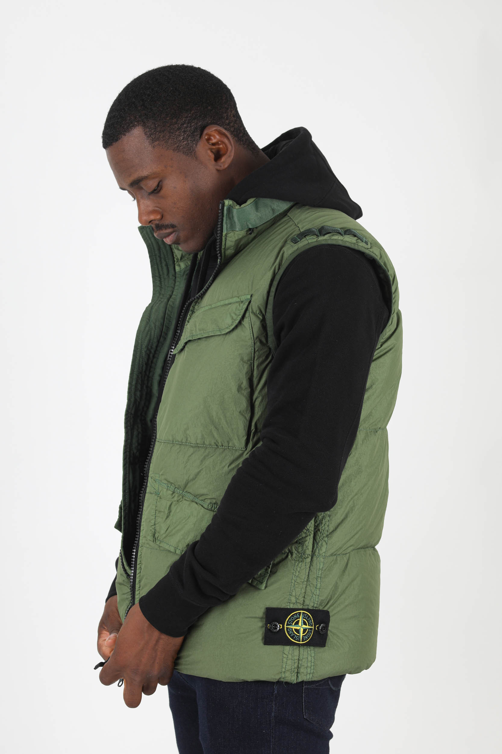 gilet stone island vert