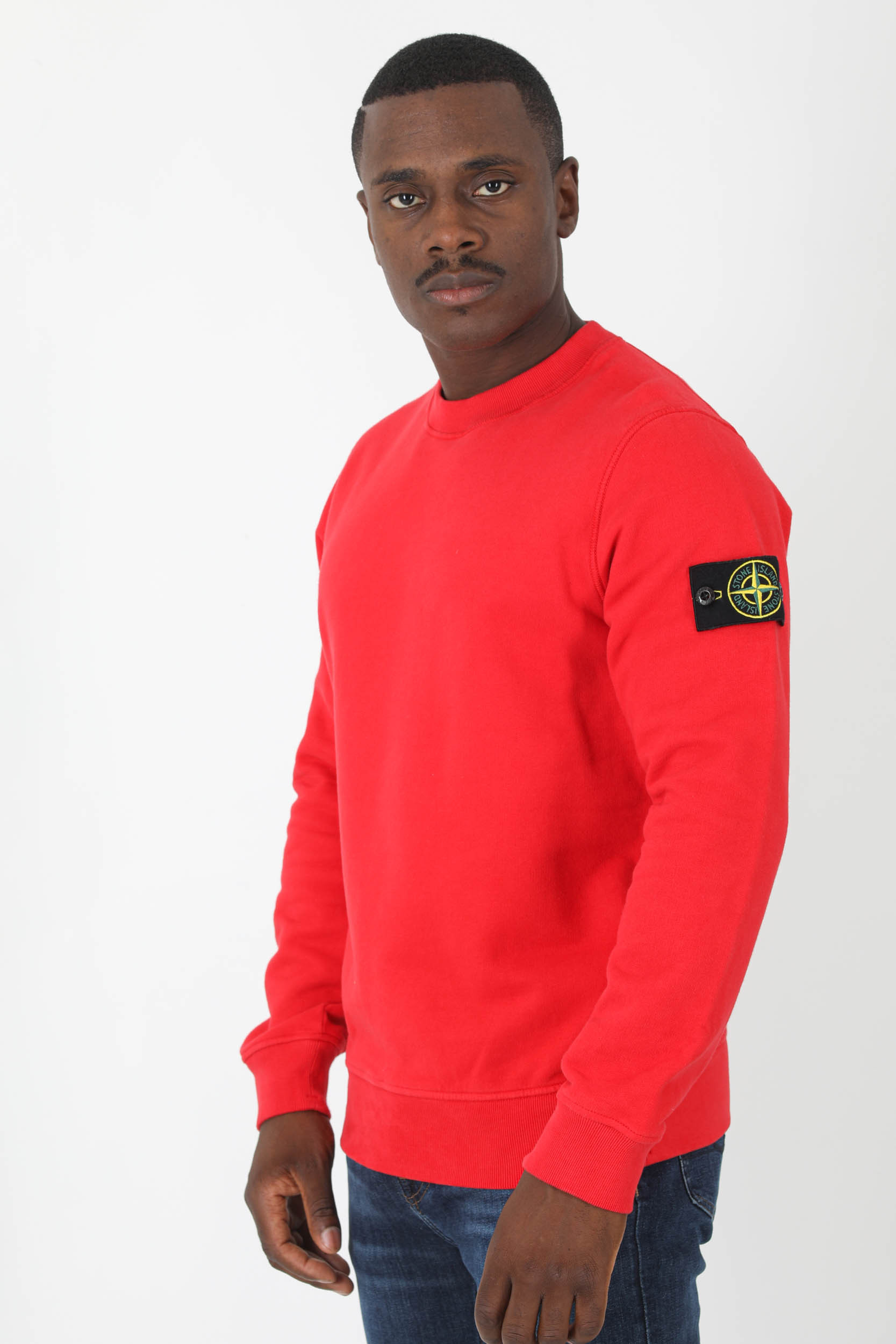 SWEAT STONE ISLAND ROUGE 771563020-V0010