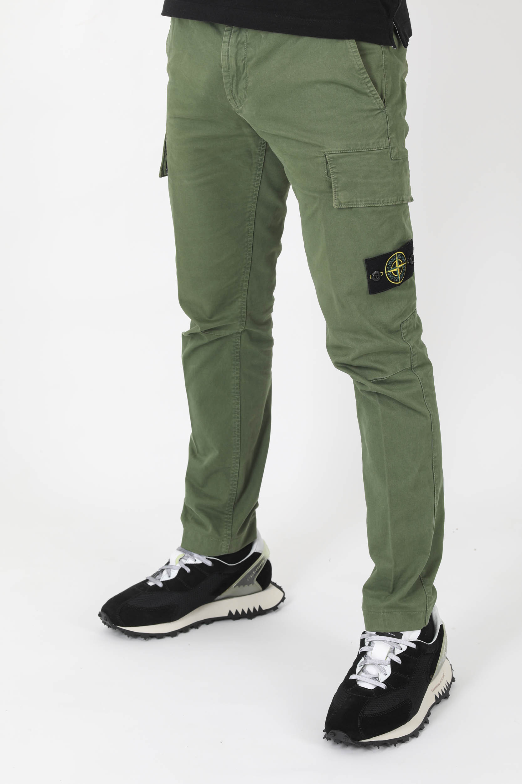 PANTALON CARGO STONE ISLAND KAKI 7715306L1-V0158