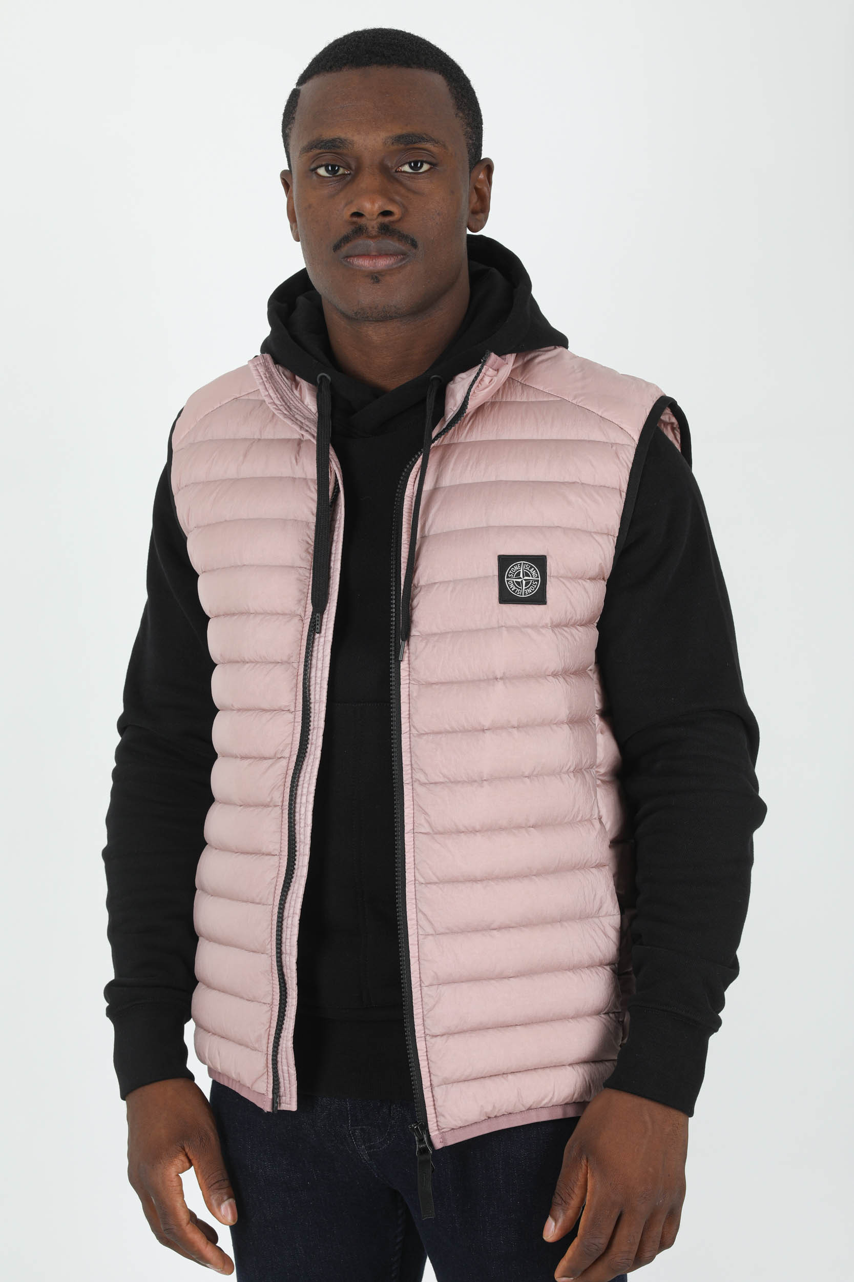 DOUDOUNE SANS MANCHES STONE ISLAND ROSE 7715G0224-V0086