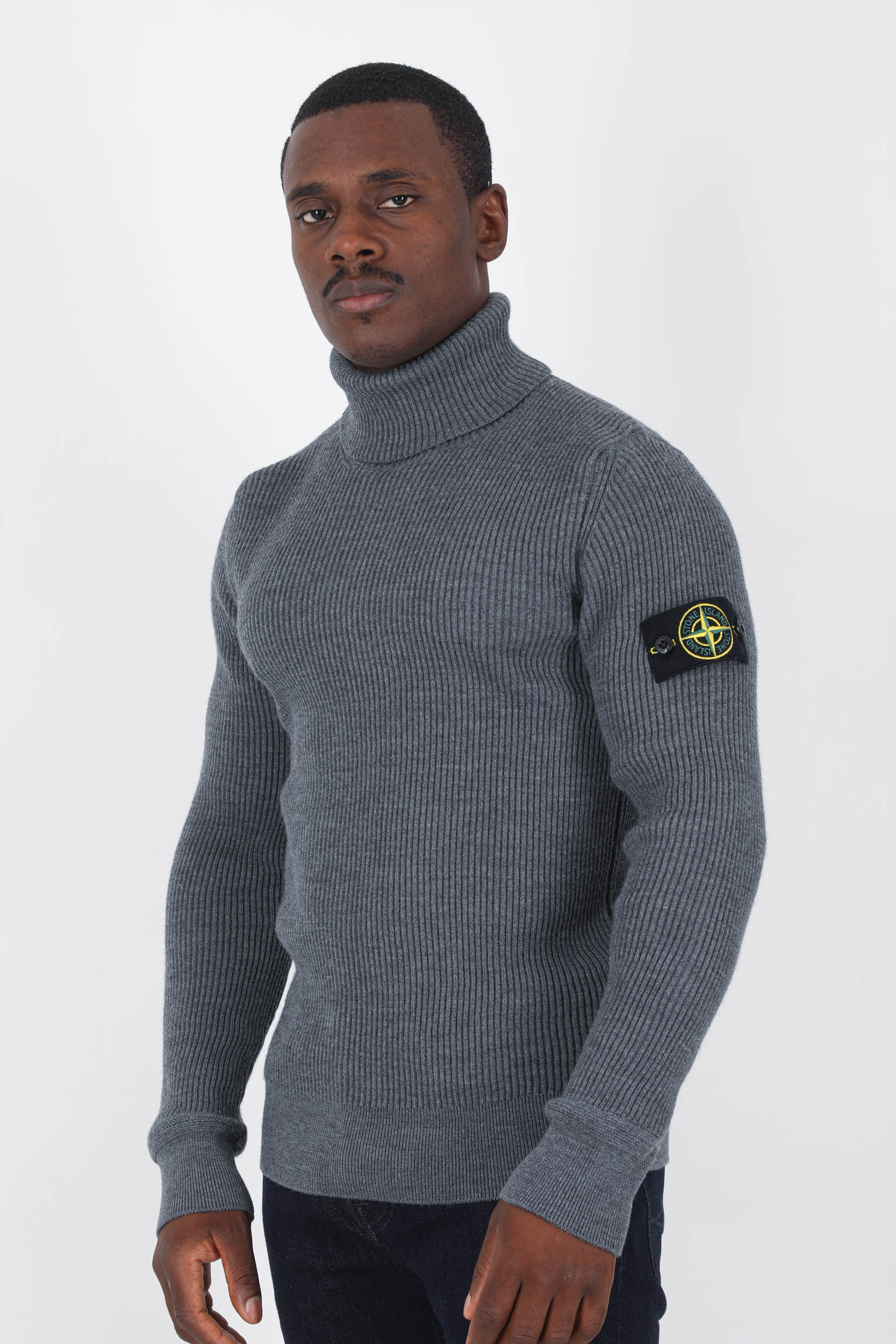 PULL COL ROULE STONE ISLAND ANTHRACITE 7715552C2-V0060