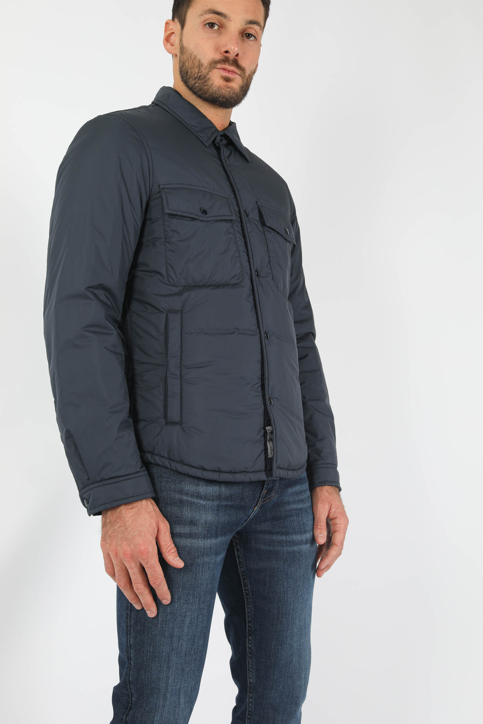 BLOUSON SURECHEMISE WOOLRICH MARINE WOOS0064-3989