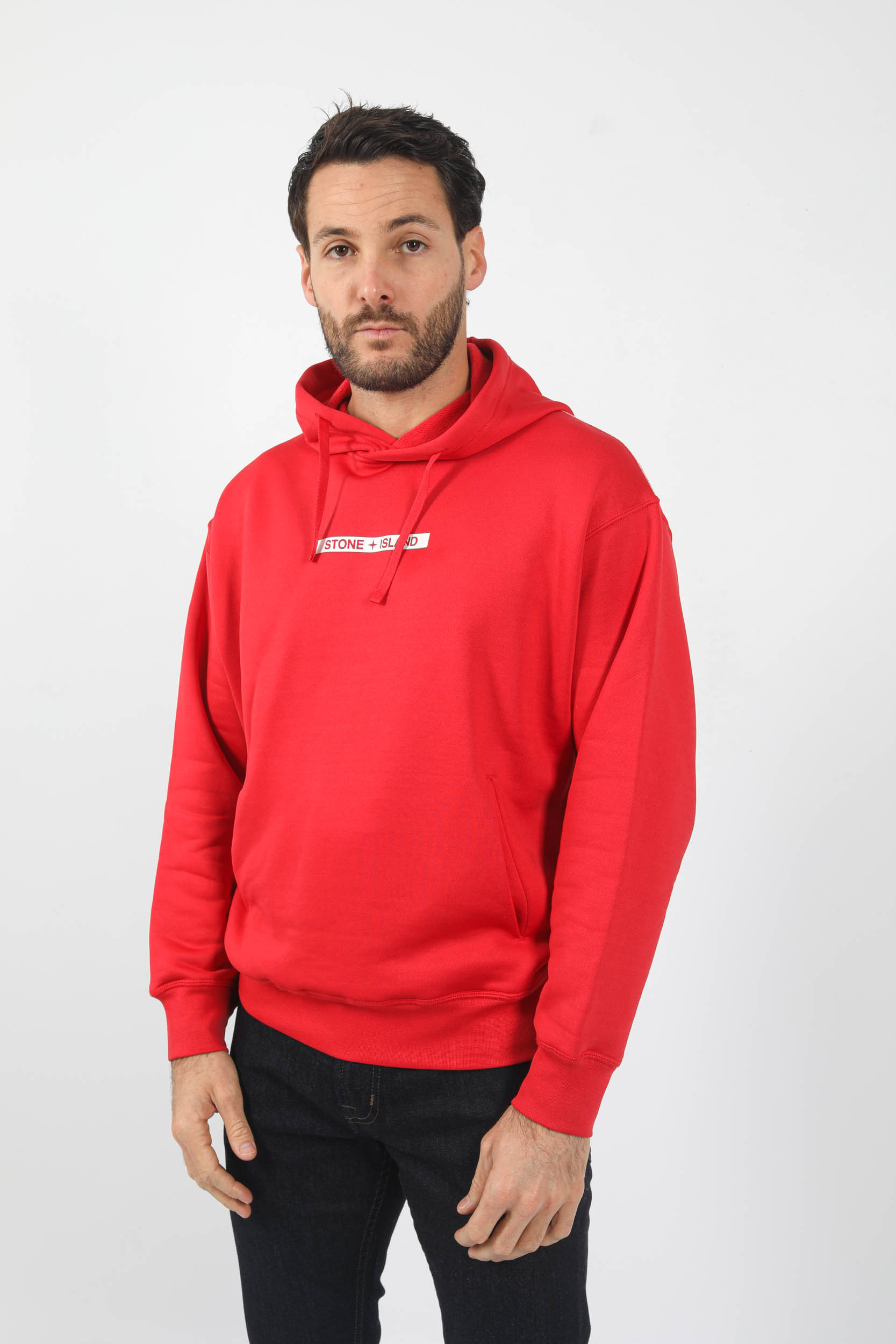 Sweat stone island rouge clearance