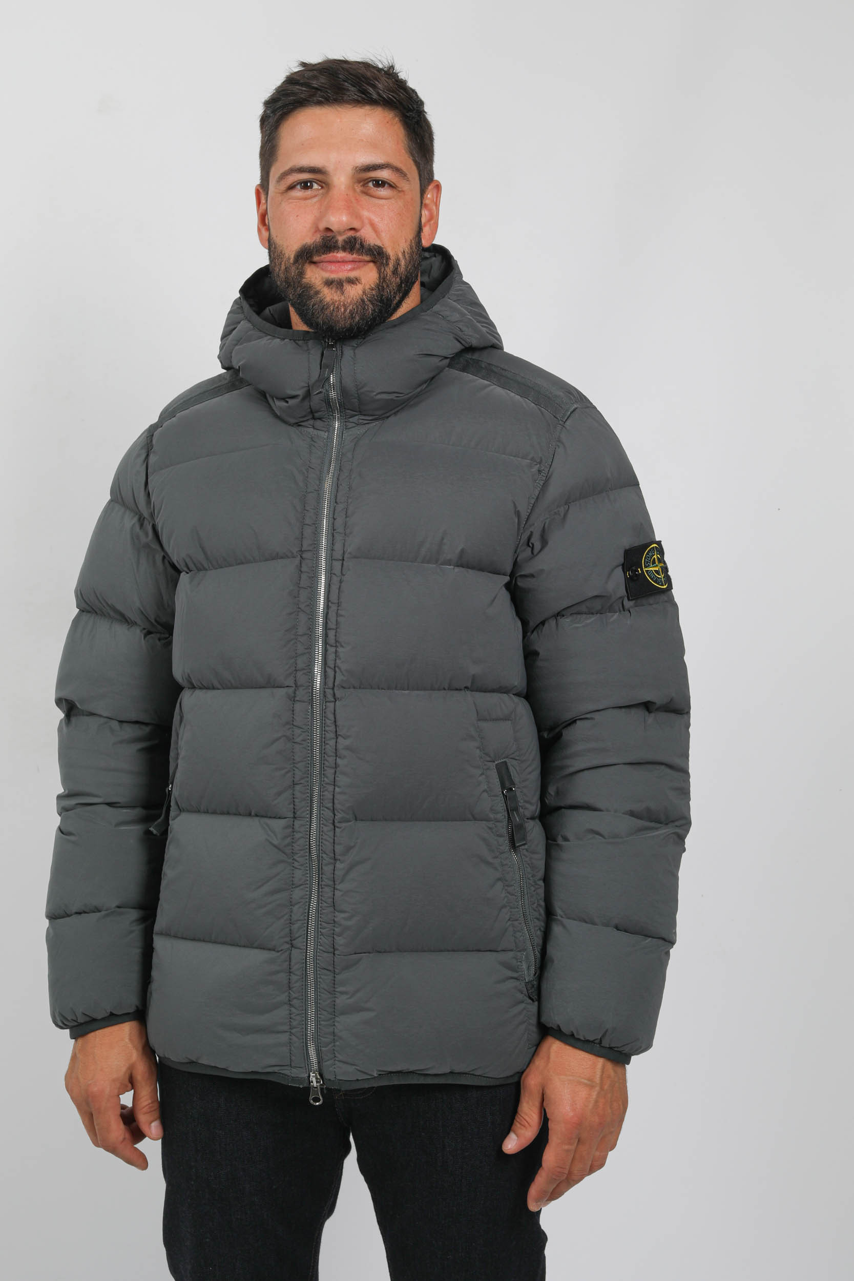 DOUDOUNE MATELASSE STONE ISLAND ANTHRACITE 791543728-V0062