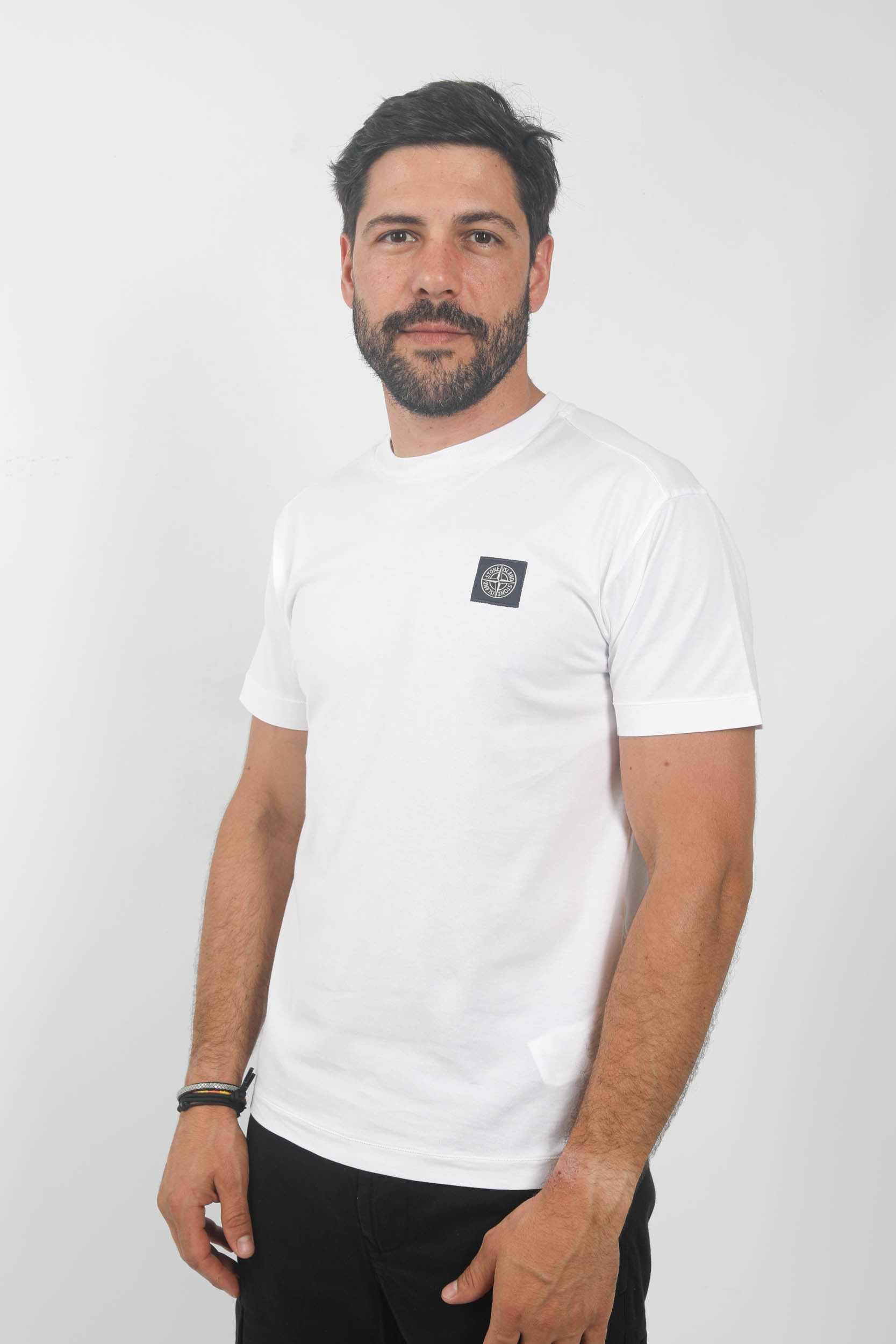T SHIRT STONE ISLAND BLANC 791524113 A0001