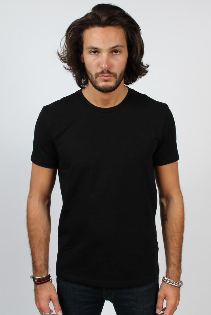 T-SHIRT FILIPPA K NOIR M. SOFT LYCRA TEE 10704-BLACK