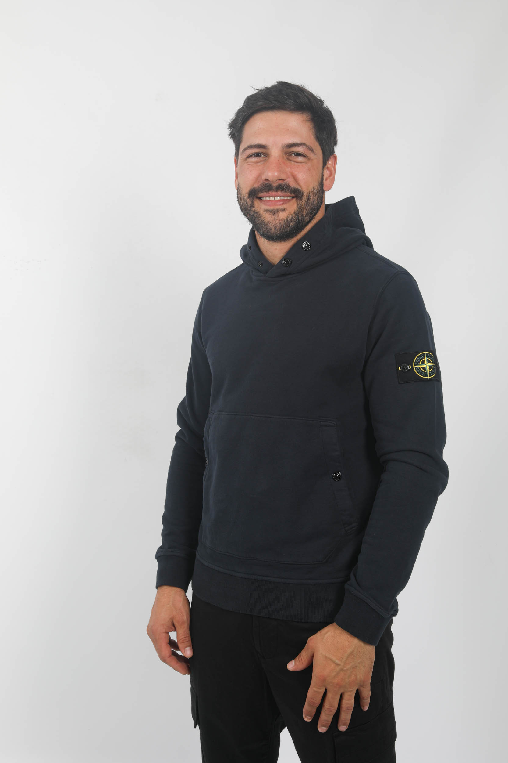 Sweat capuche store stone island