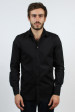 CHEMISE FILIPPA K NOIR MAN PAUL STRETCH SHIRT BLACK 22844-1433