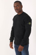 SWEAT STONE ISLAND NOIR 771563020-V0029