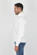 SWEAT A CAPUCHE C.P COMPANY BLANC S009A-103