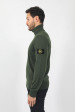 PULL COL ROULE MERINOS STONE ISLAND KAKI 7715525C4-V0058