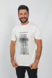 T-SHIRT C.P COMPANY BLANC LOGO IMPRIME S242A-103