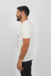 T-SHIRT C.P COMPANY BLANC LOGO IMPRIME S242A-103