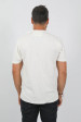 T-SHIRT C.P COMPANY BLANC LOGO IMPRIME S242A-103