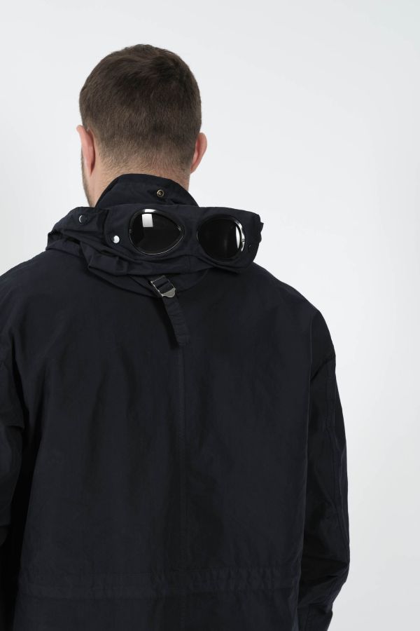 Produit VESTE C.P COMPANY A CAPUCHE LUNETTES MARINE W220A-888