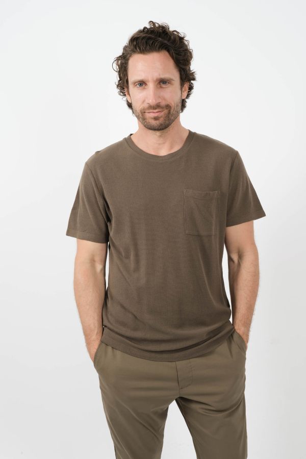 Produit T-SHIRT NNO7 KAKI CLIVE 3323-343