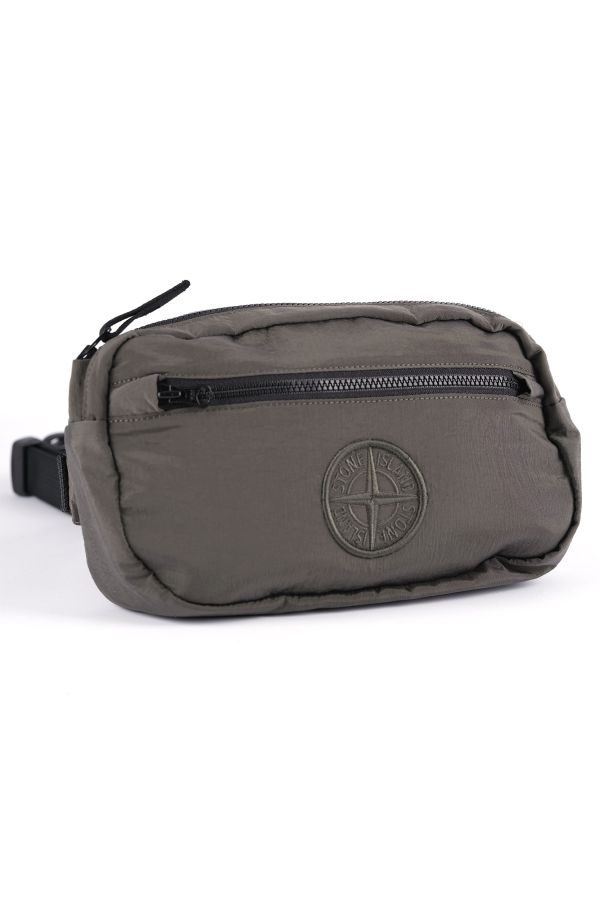 Produit SACOCHE STONE ISLAND EN NYLON METAL VERT 811591576-V0059