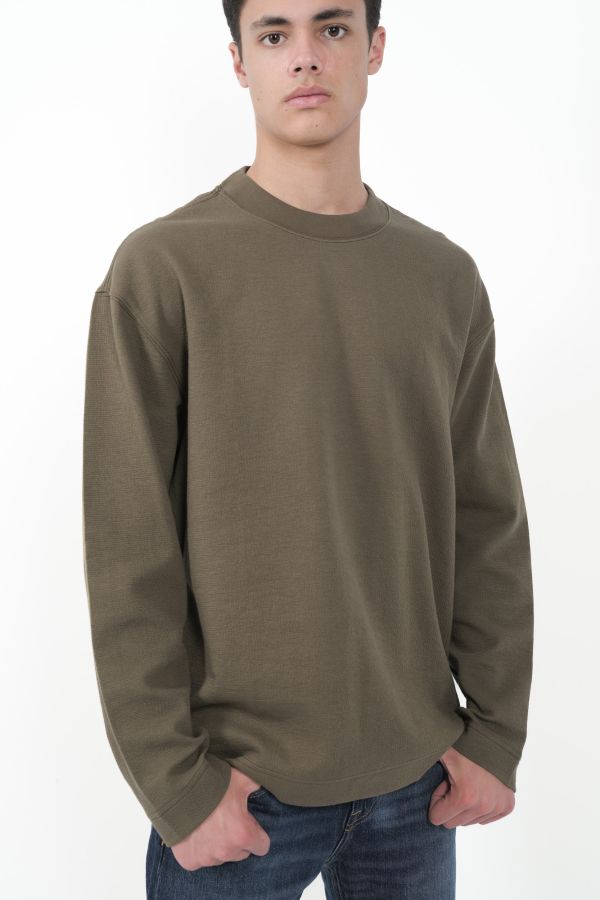 Produit SWEAT NN07 COL ROND KAKI BENJALS-377