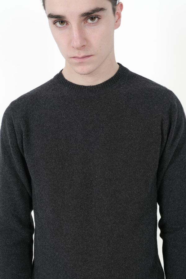 Produit PULL RE_BRANDED COL ROND CACHEMIRE RECYCLE GRIS U4WA11-Y49