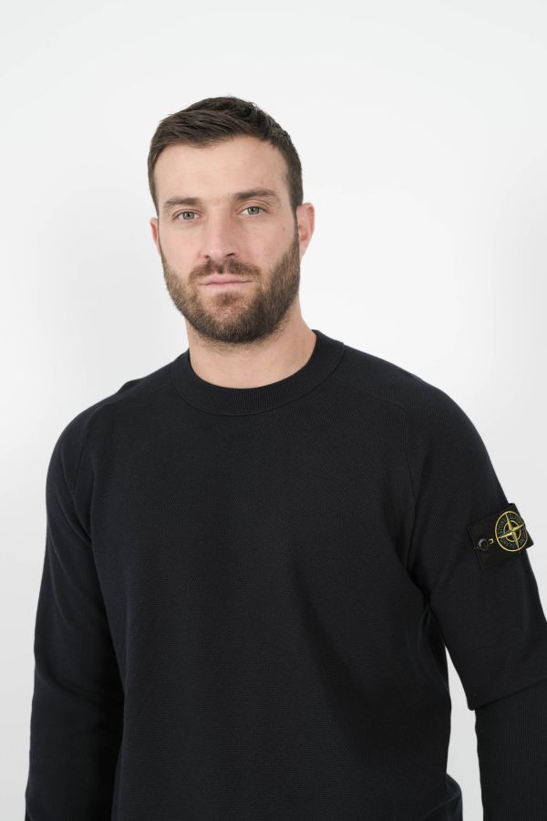 Produit PULL STONE ISLAND COL ROND EN NID D'ABEILLE S155136SB5-V0020