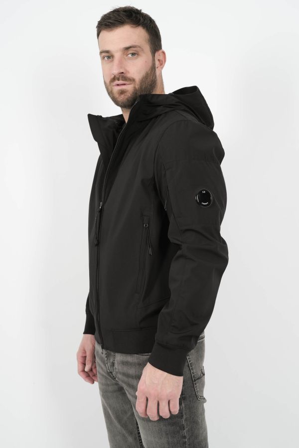 Produit SOFT-SHELL C.P COMPANY A CAPUCHE NOIR W002A-999
