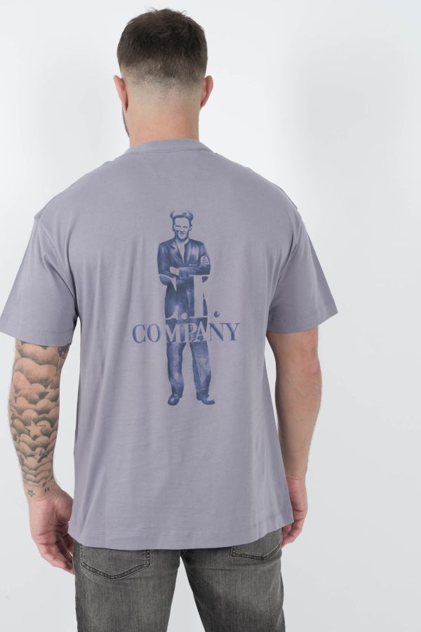 Produit TEE-SHIRT C.P COMPANY AVEC IMPRIME VIOLET S141A-774