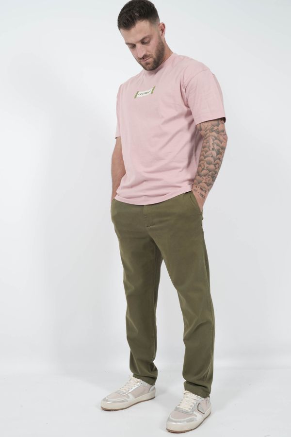 Produit TEE-SHIRT C.P COMPANY AVEC IMPRIME ROSE/VERT S148A-520