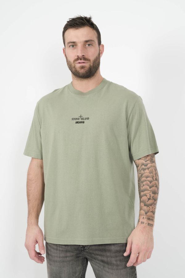 Produit TEE-SHIRT STONE ISLAND ARCHIVIO VERT S152137S91-V0055