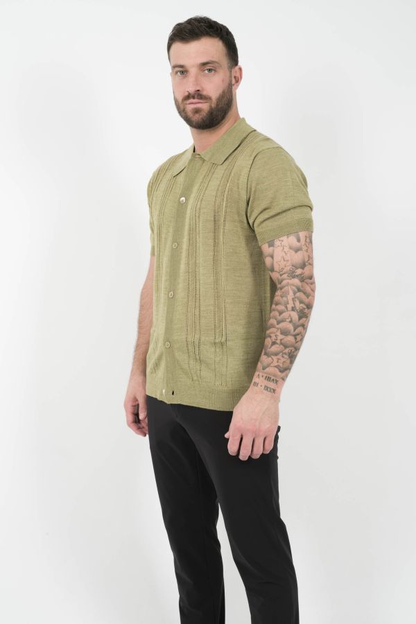 Produit CHEMISE NN07 MANCHES COURTES VERT THOR6584-373