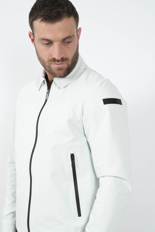 Produit VESTE RRD COL CHEMISE BEU/GRIS 25022-65