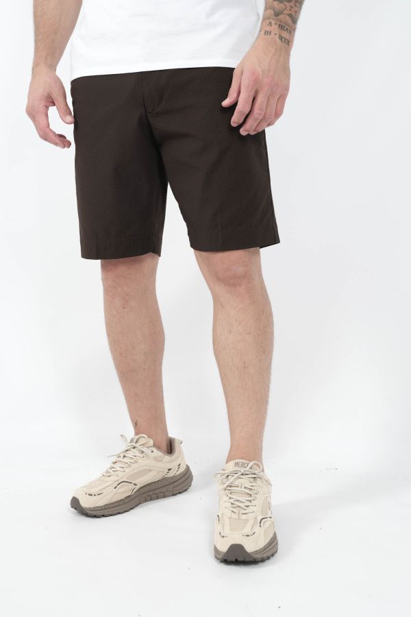 Produit SHORT NN07 EN SEERSUCKER MARRON BILLIESHORT-780