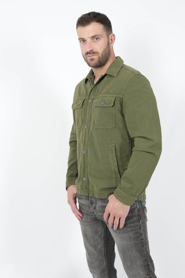 Produit SURCHEMISE WOOLRICH AVEC BOUTONS VERT S01703942-664