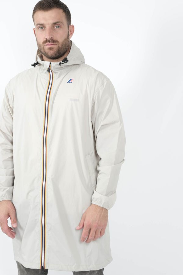 Produit VESTE K-WAY LONGUE ECRU K2132XW-634