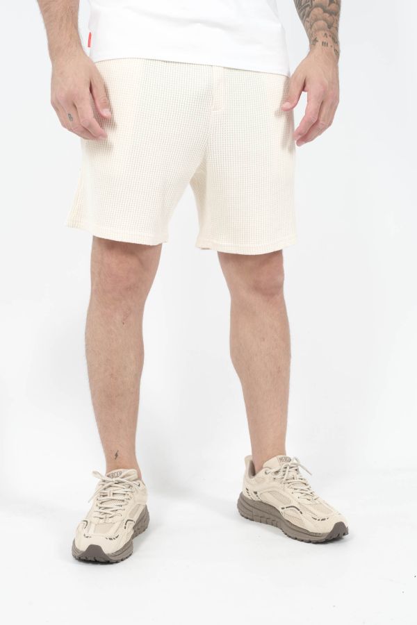 Produit SHORT NIKBEN EFFET GAUFRE BEIGE 6056