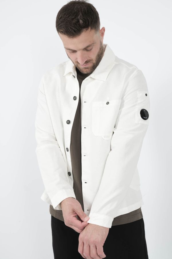 Produit SURCHEMISE C.P COMPANY 0 BOUTONS BLANC S102A-103